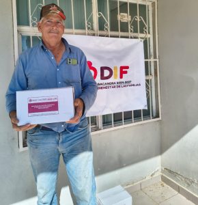 DIF BACANORA HACE ENTREGA DE DESPENSAS